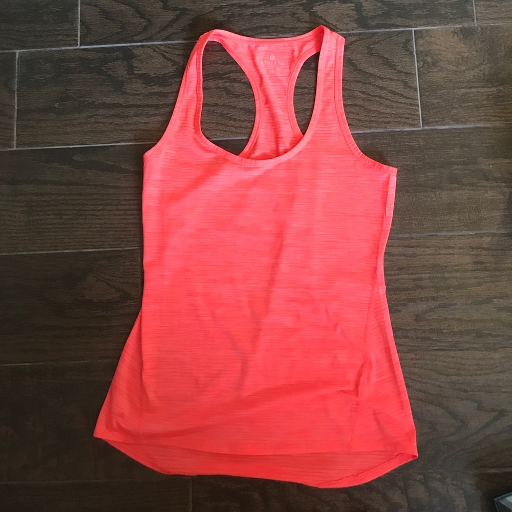 Bright orange athleta top NWOT! Size XS